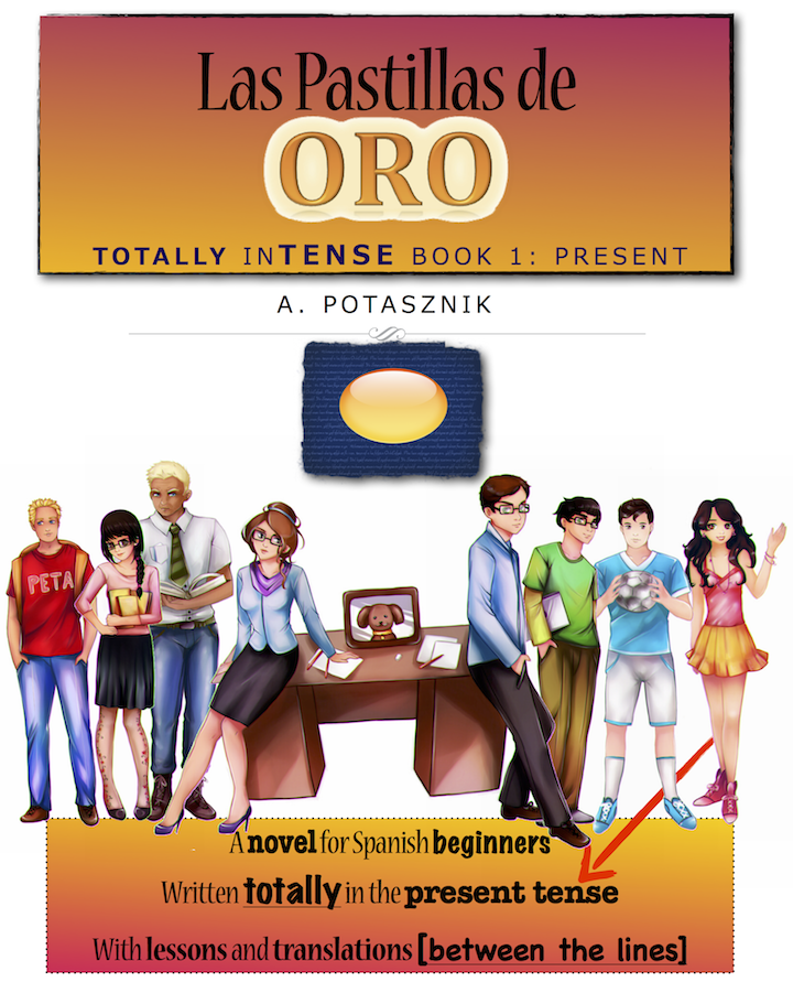 Easy books in Spanish for beginners, totally intense ebook las pastillas de oro